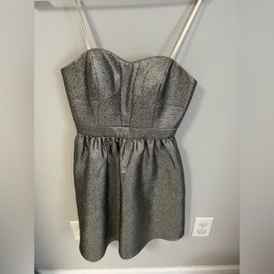 Bloomingdales Aqua Dresses strapless gold dress size 0